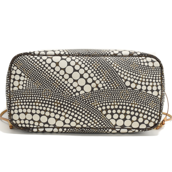 Louis Vuitton Neverfull MM Bronze Wave Yayoi Kusama White - Picture 4 of 9